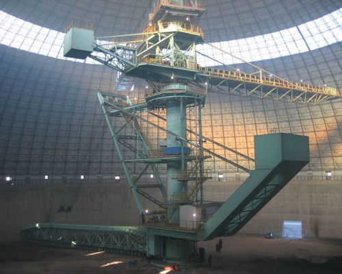 Stacker dan Reclaimer Side-Reclaiming Side-Stacking Melingkar