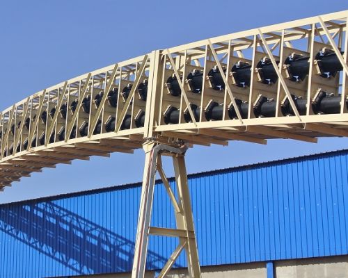 Konveyor Sabuk Pipa untuk Bahan Curah