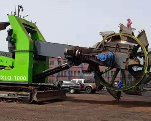 JXLQ-1000 Crawler mobile single bucket wheel